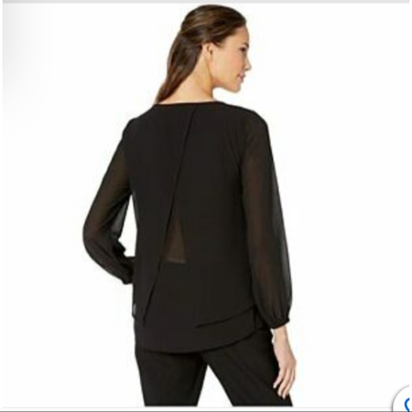 MICHAEL Michael Kors Split back top MF94LYH7R3 - Picture 4 of 6